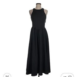 Zella Casual Black Midi Dress